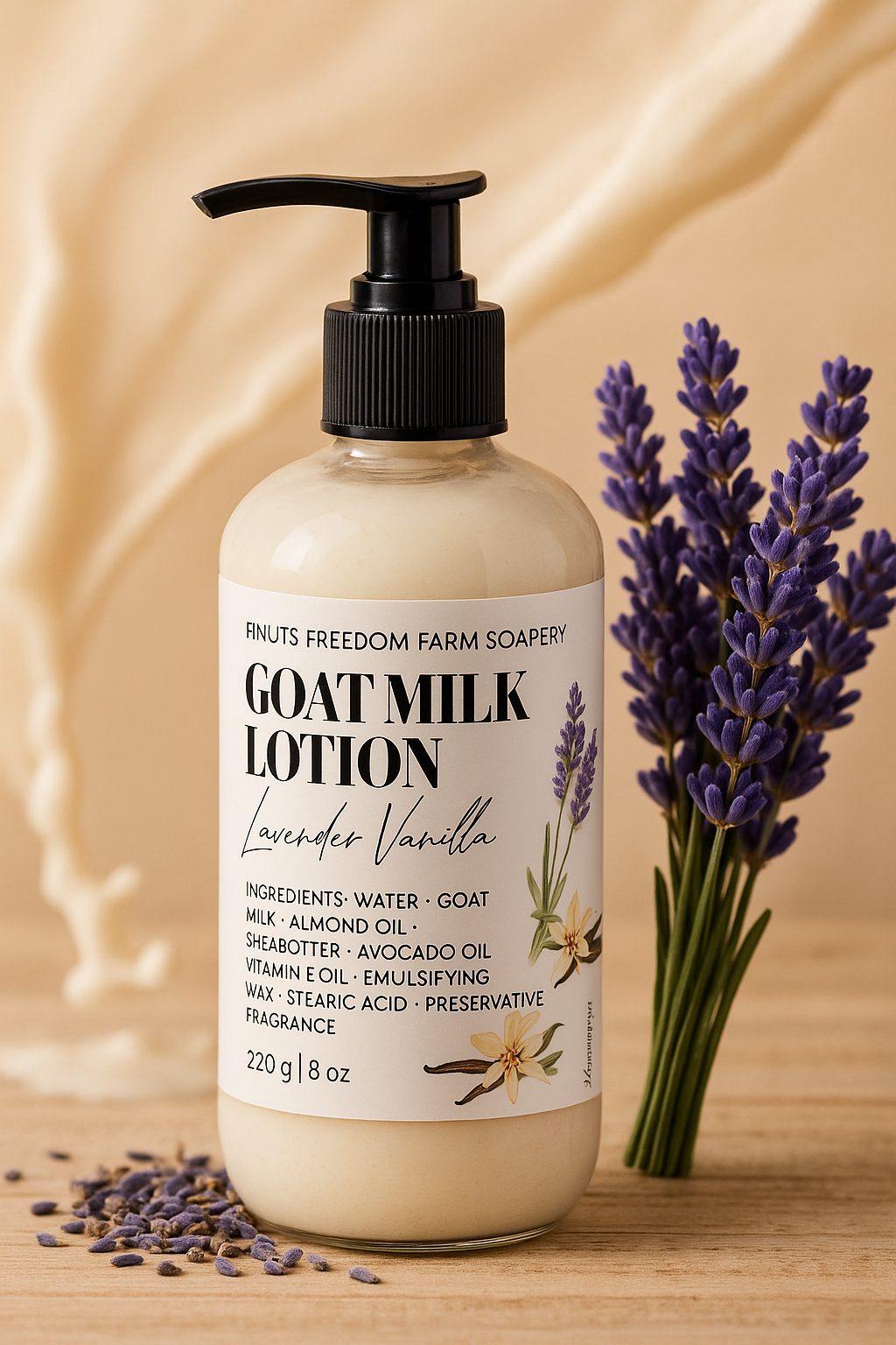 ✨ Lavender Vanilla Goat Milk Lotion ✨
