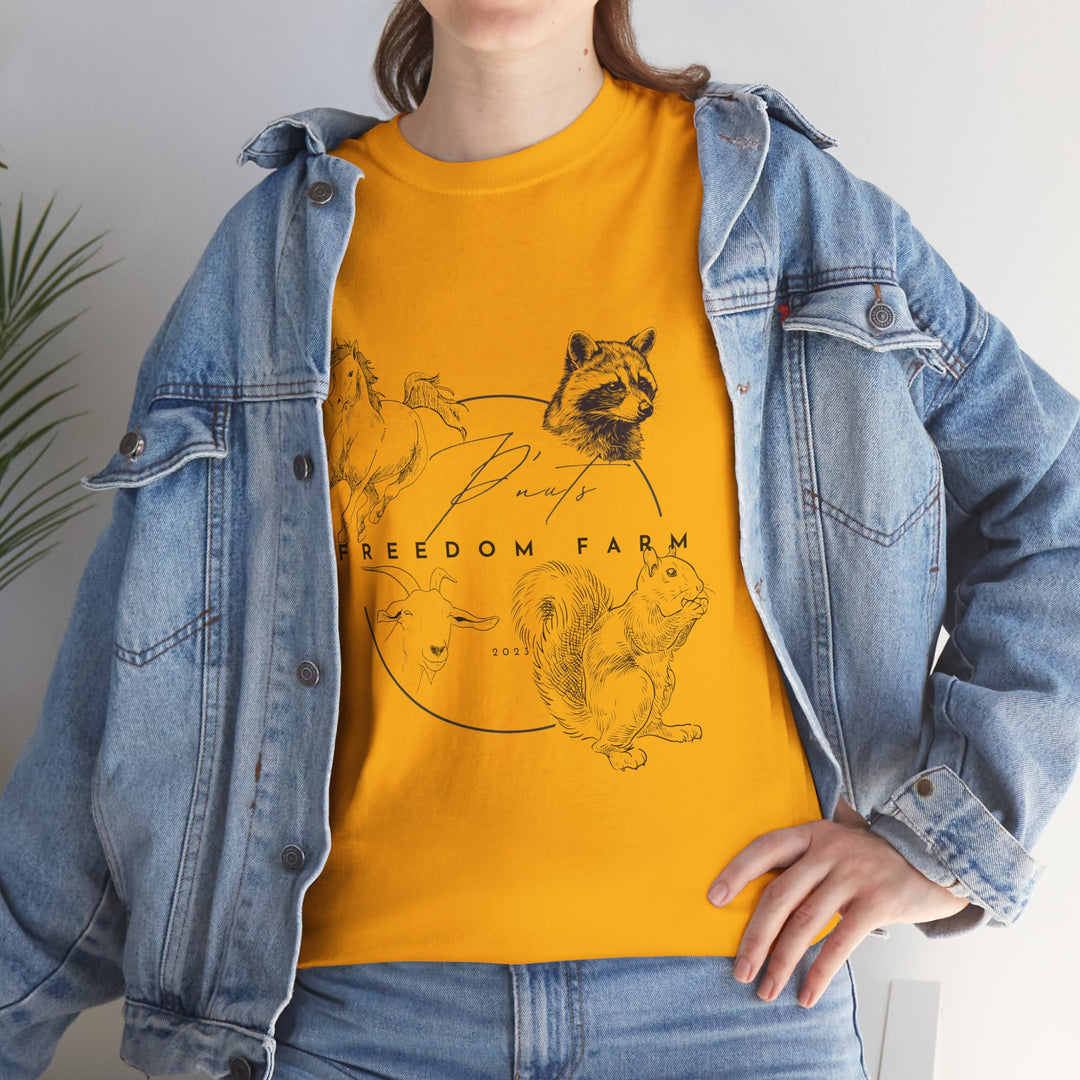 P'Nut's Freedom Farm Unisex Heavy Cotton Tee