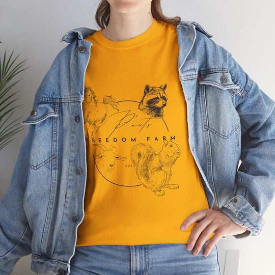 P'Nut's Freedom Farm Unisex Heavy Cotton Tee