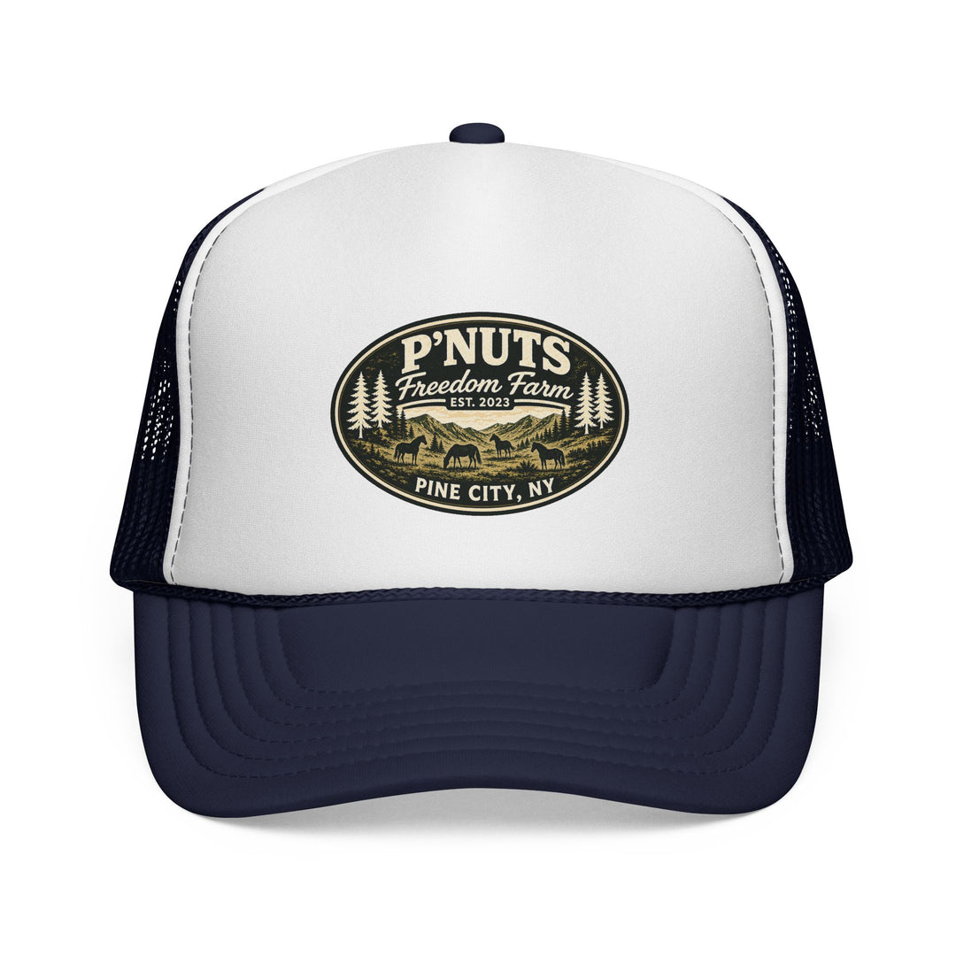 Trucker Cap — P'Nuts Freedom Farm Pine City Vintage Patch