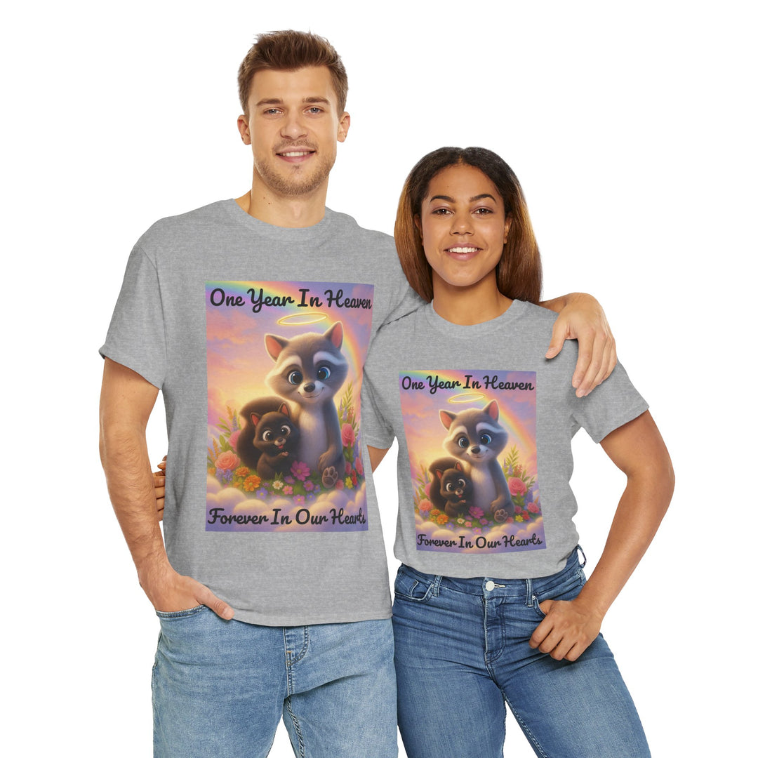 P'Nut & Fred Memorial T-Shirt - One Year in Heaven, Forever In Our Hearts