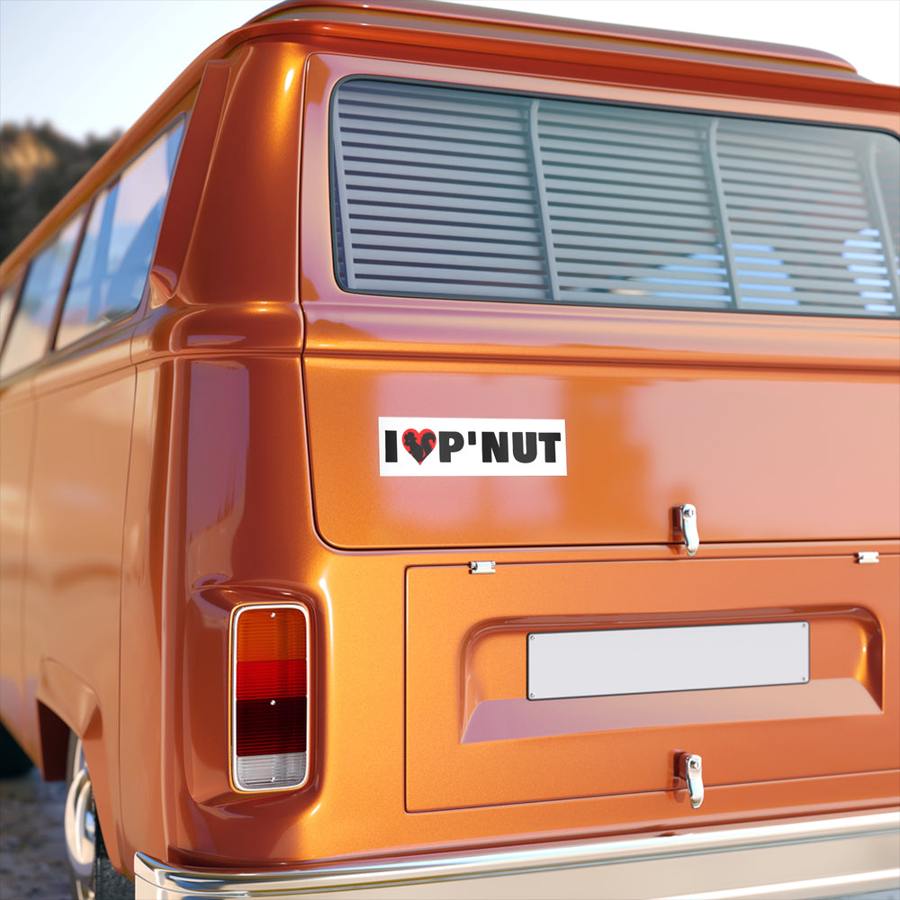 I ❤️ P'Nut Bumper Sticker