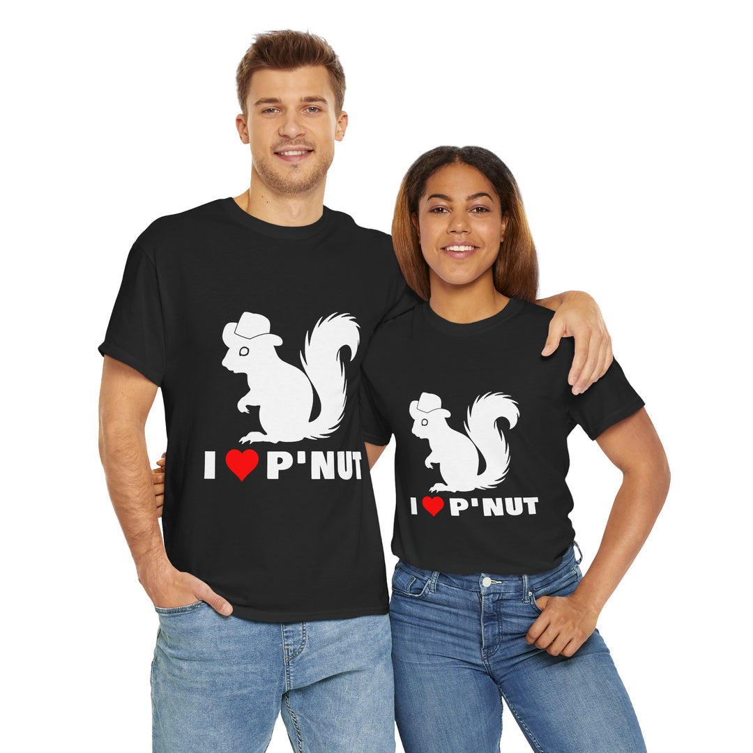 I ❤️ P'Nut Unisex Heavy Cotton Tee