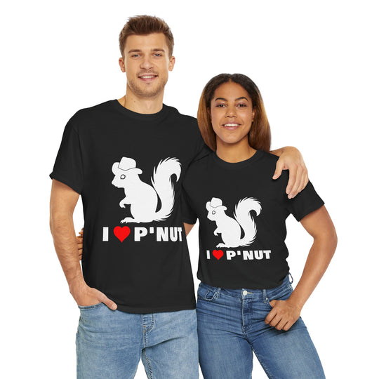 I ❤️ P'Nut Unisex Heavy Cotton Tee