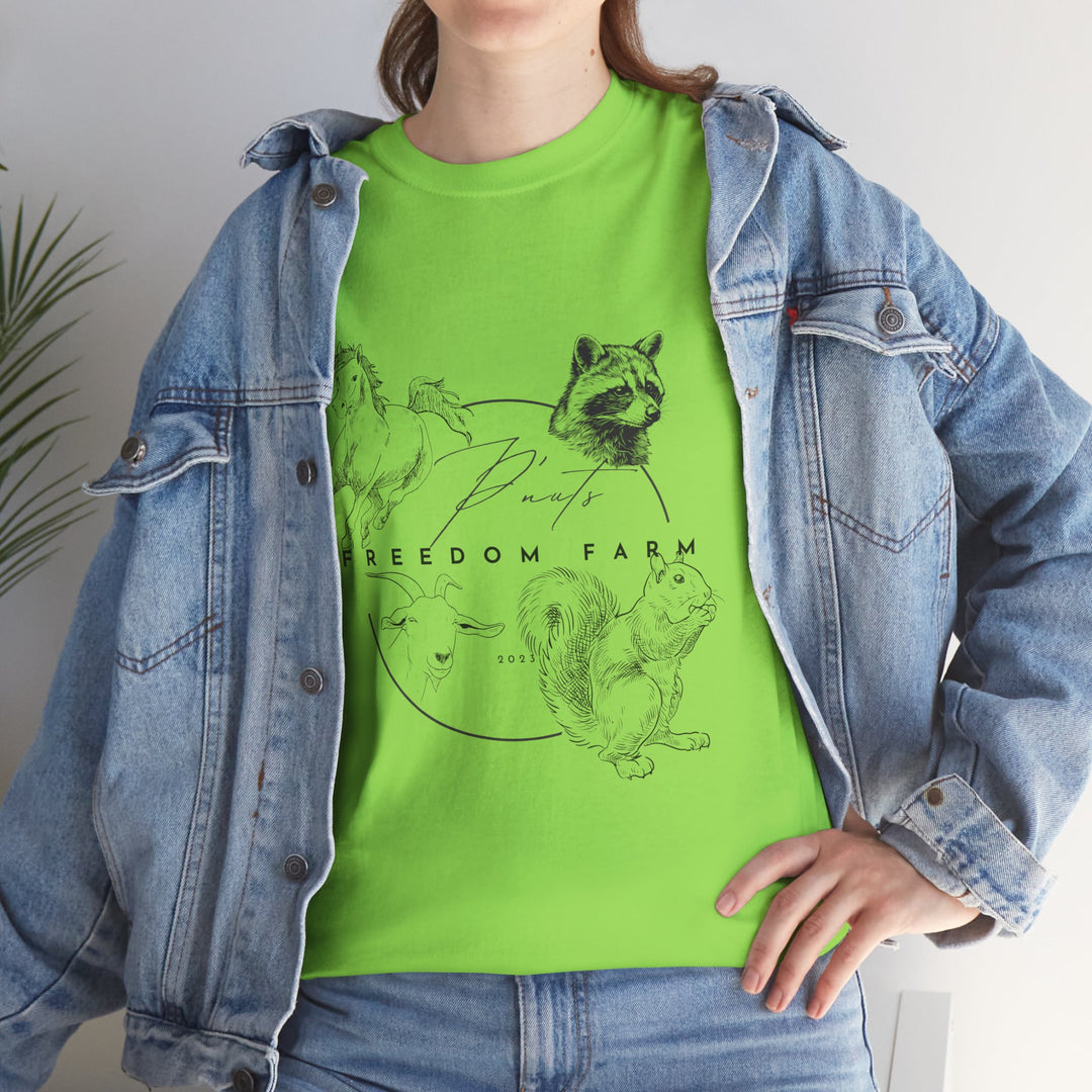 P'Nut's Freedom Farm Unisex Heavy Cotton Tee