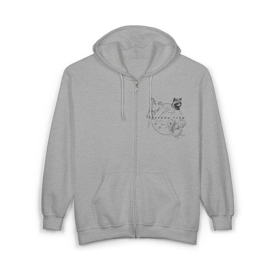 P'Nut's Freedom Farm Unisex Heavy Blend Full Zip Hooded Sweatshirt