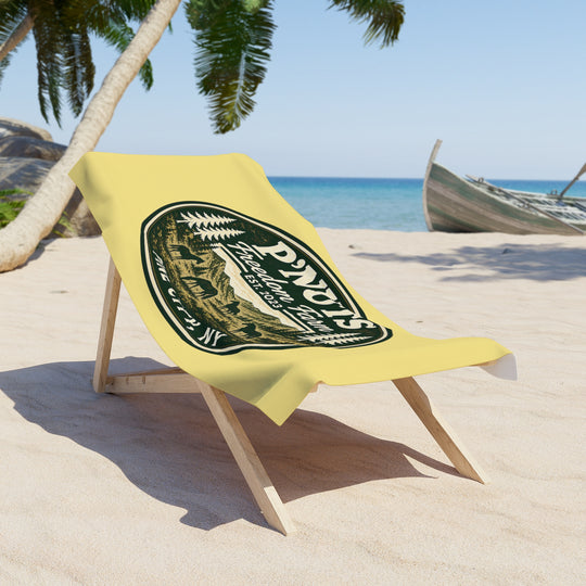 P'NUTS Freedom Farm Beach Towel – Pine City NY Vintage Farm Logo
