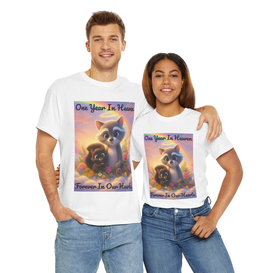 P'Nut & Fred Memorial T-Shirt - One Year in Heaven, Forever In Our Hearts