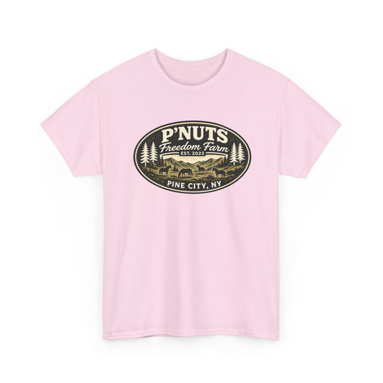 P'NUTS Freedom Farm Tee — Pine City, NY Vintage Farm Logo T-Shirt