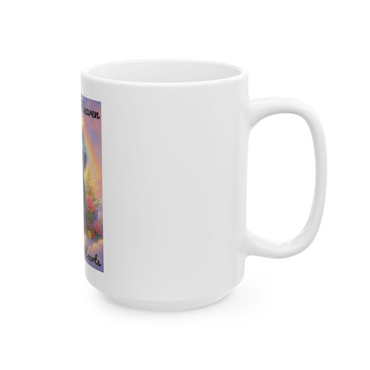 P'Nnut & Fred Memorial Ceramic Mug: One Year In Heaven, Forever In Our Hearts