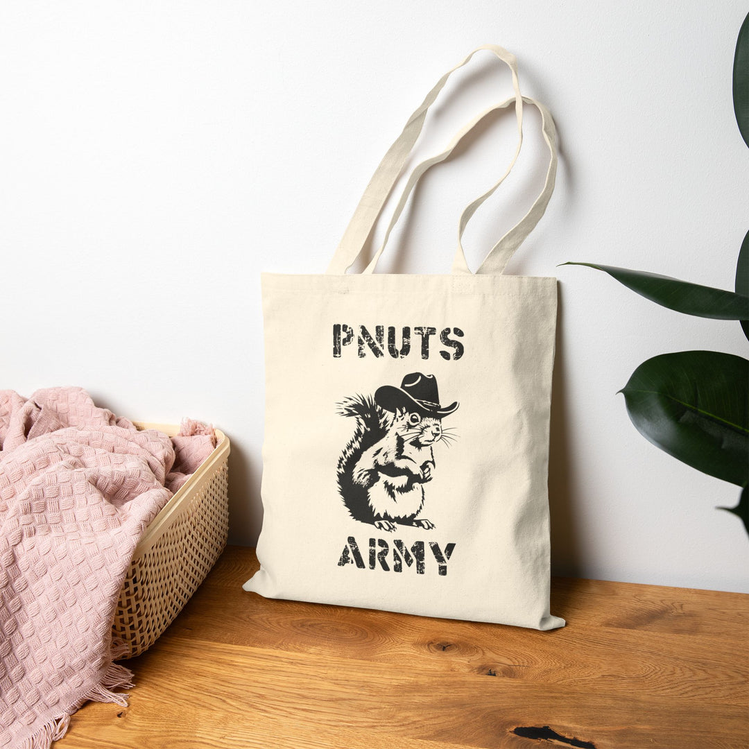 "P'Nuts Army" Vintage Canvas Tote