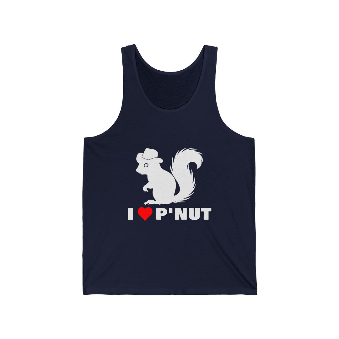 I ❤️ P'Nut Unisex Jersey Tank Top