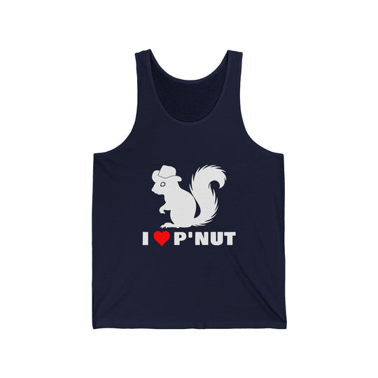 I ❤️ P'Nut Unisex Jersey Tank Top