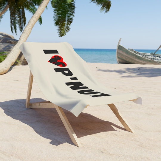 I  P'NUT Beach Towel