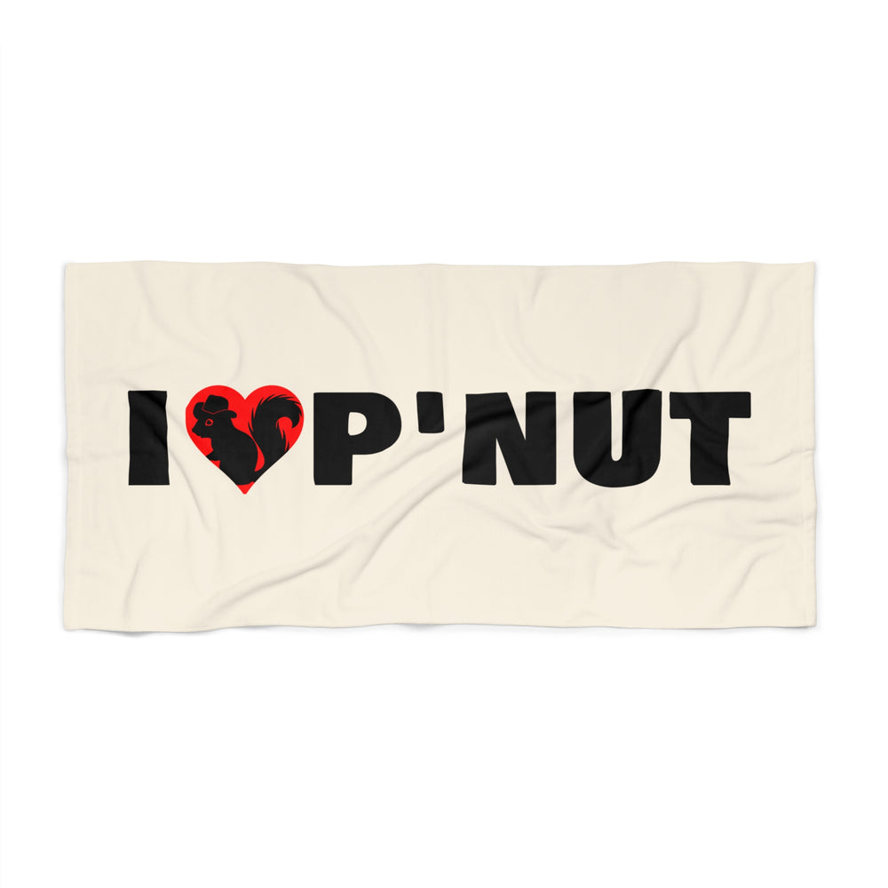 I  P'NUT Beach Towel