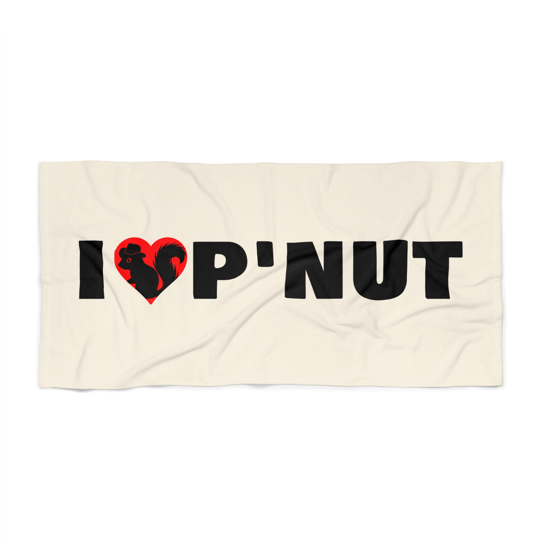 I  P'NUT Beach Towel