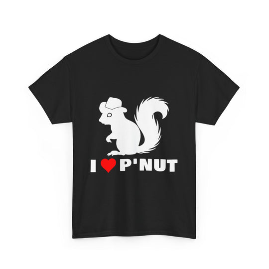 I ❤️ P'Nut Unisex Heavy Cotton Tee