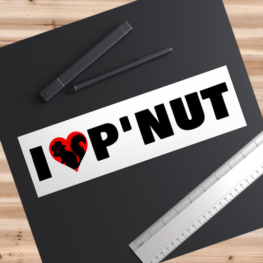 I ❤️ P'Nut Bumper Sticker