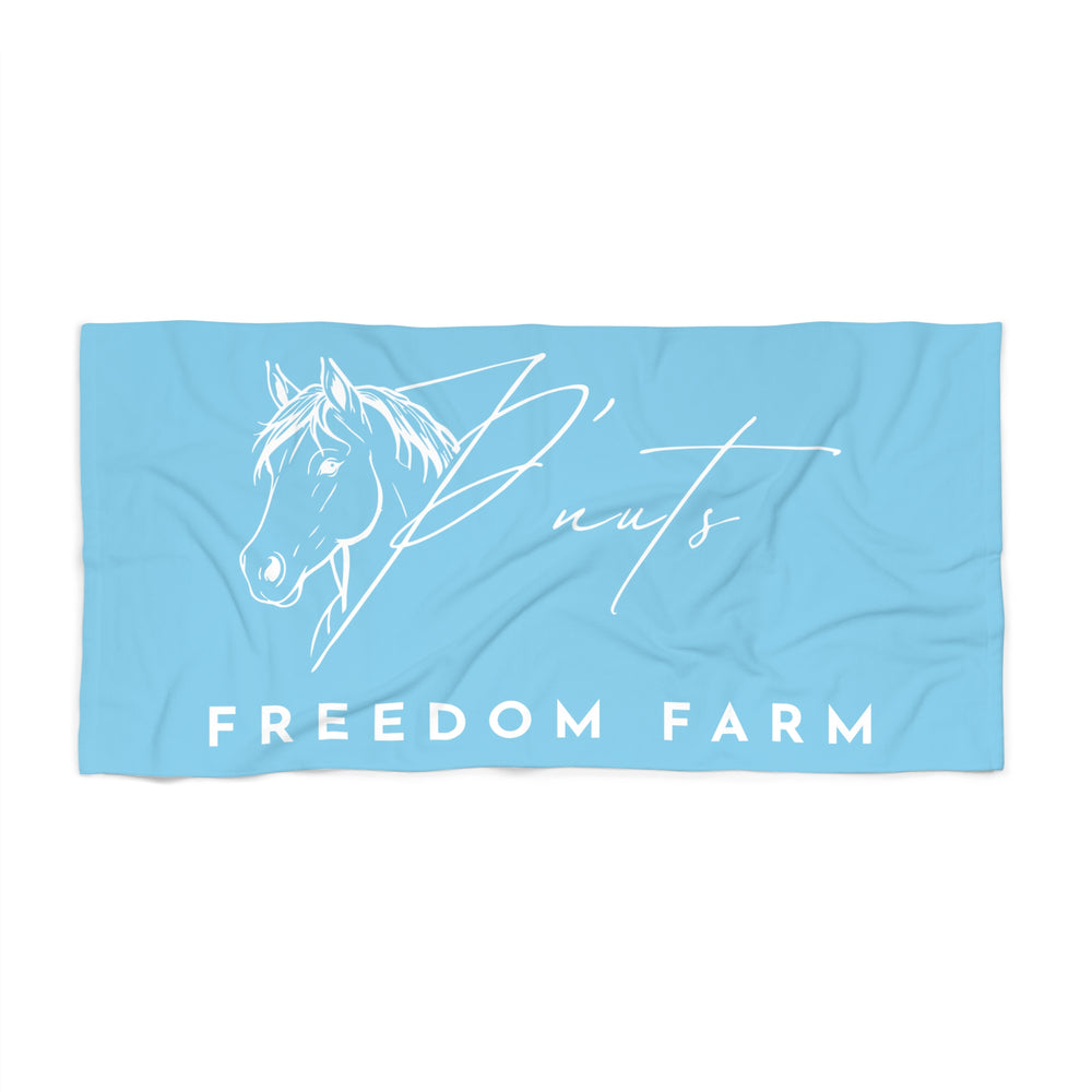 P'Nuts Freedom Farm Horse Beach Towel