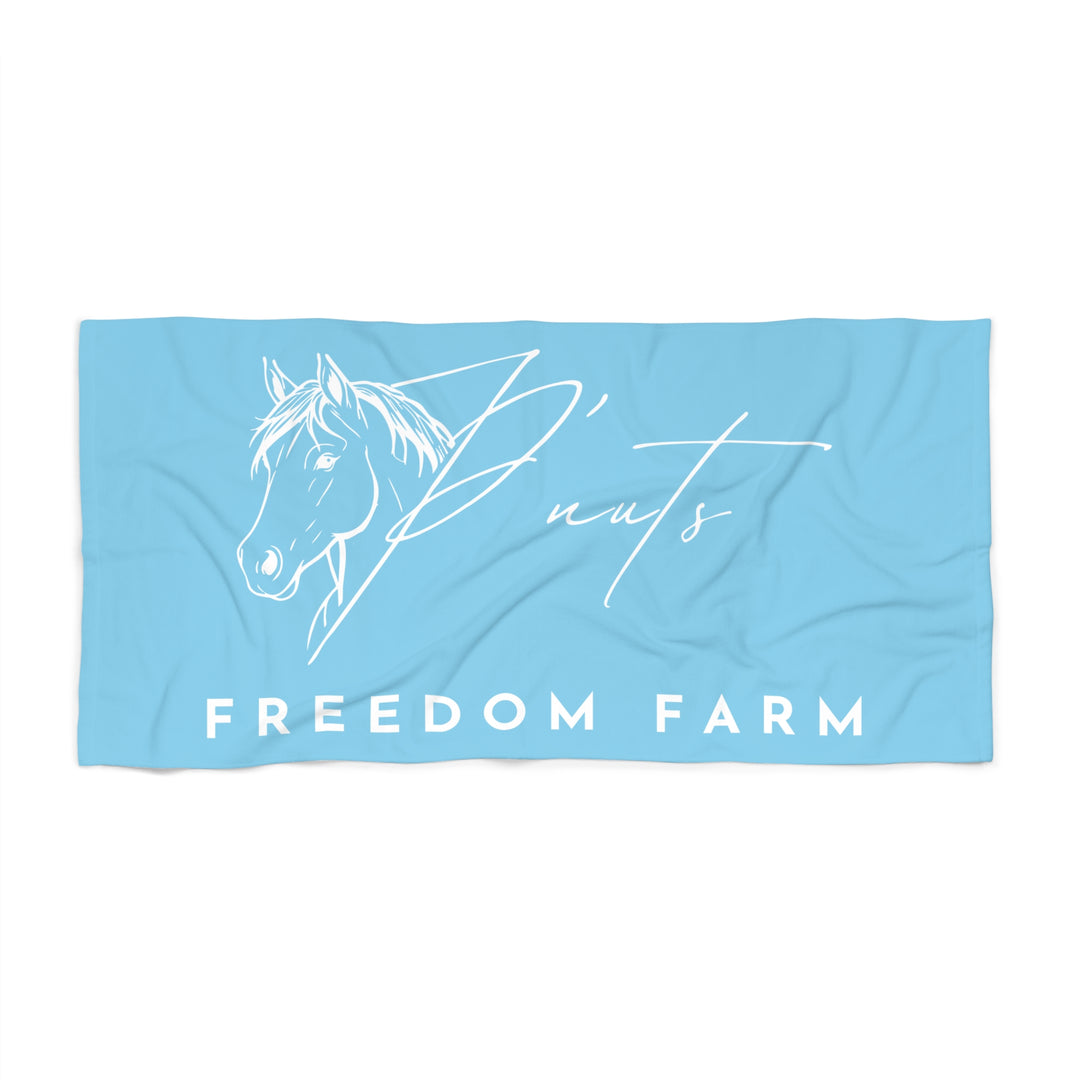 P'Nuts Freedom Farm Horse Beach Towel