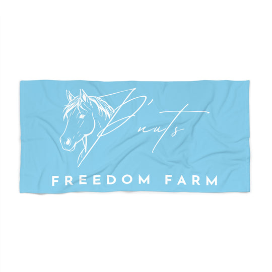 P'Nuts Freedom Farm Horse Beach Towel