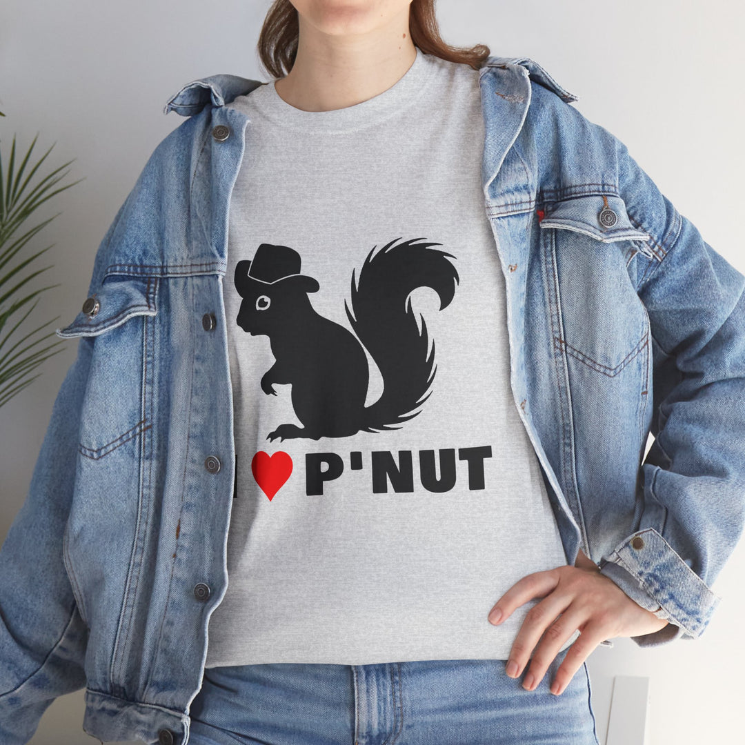 I ❤️ P'Nut Unisex Heavy Cotton Tee