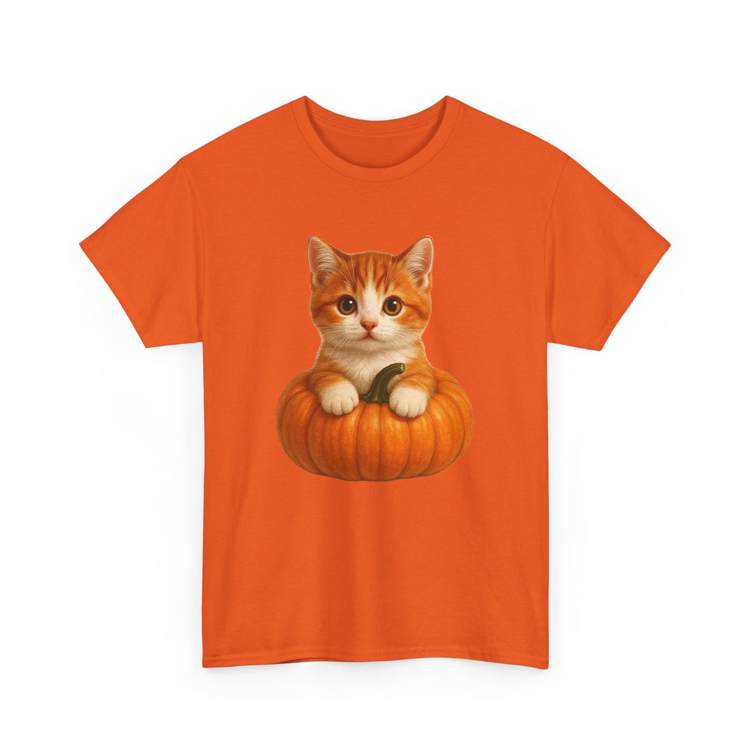 Fred in a Pumpkin Tee, Fall T-Shirt
