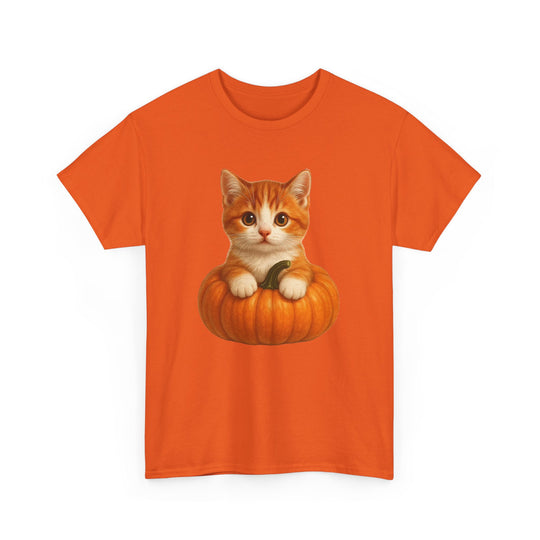 Fred in a Pumpkin Tee, Fall T-Shirt