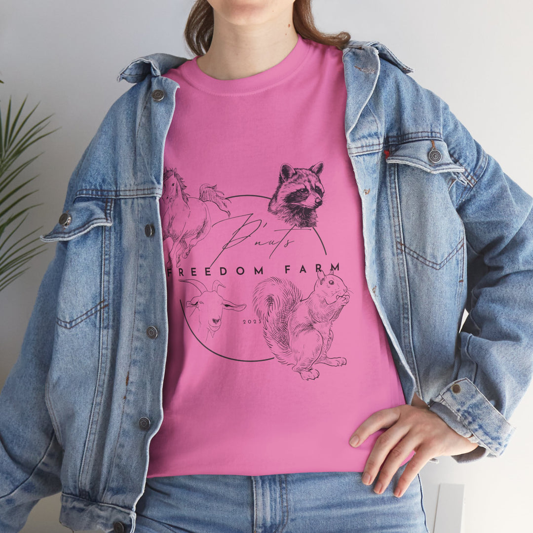 P'Nut's Freedom Farm Unisex Heavy Cotton Tee