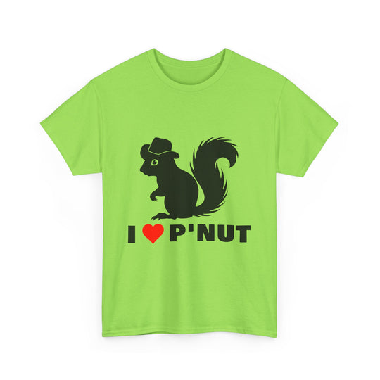 I ❤️ P'Nut Unisex Heavy Cotton Tee