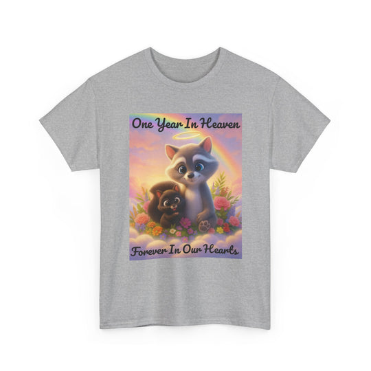 P'Nut & Fred Memorial T-Shirt - One Year in Heaven, Forever In Our Hearts