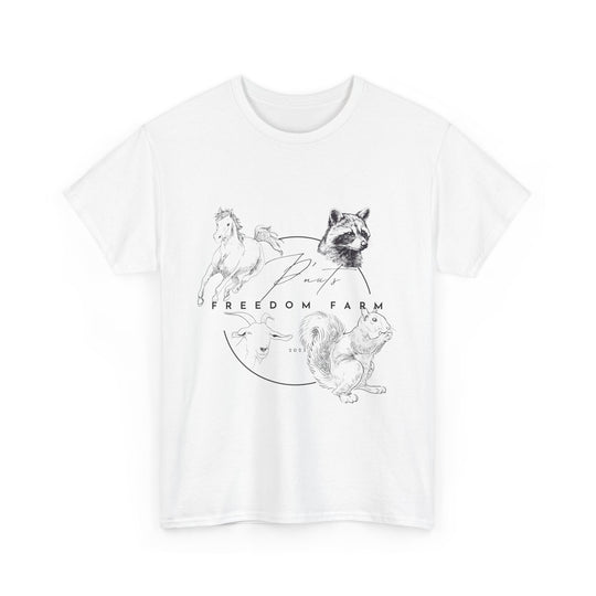 P'Nut's Freedom Farm Unisex Heavy Cotton Tee
