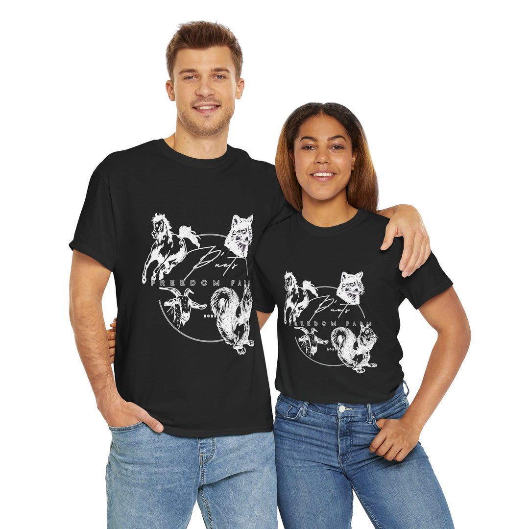 P'Nut's Freedom Farm Unisex Heavy Cotton Tee