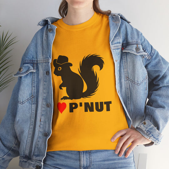 I ❤️ P'Nut Unisex Heavy Cotton Tee