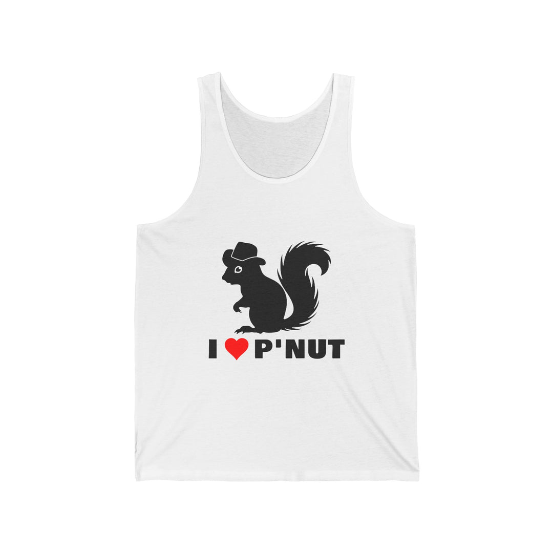 I ❤️ P'Nut Unisex Jersey Tank Top