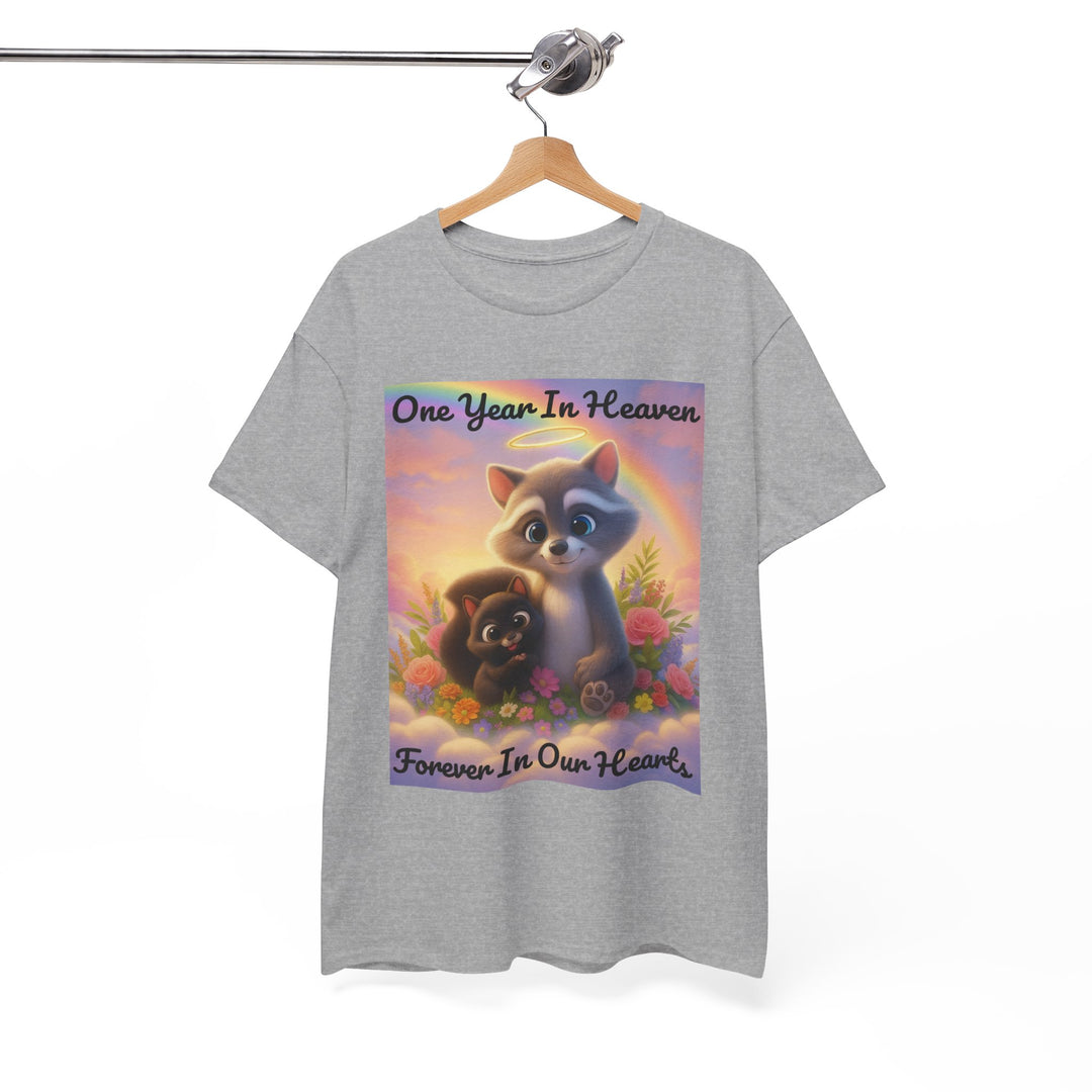 P'Nut & Fred Memorial T-Shirt - One Year in Heaven, Forever In Our Hearts