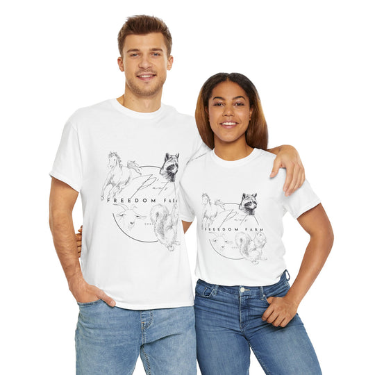 P'Nut's Freedom Farm Unisex Heavy Cotton Tee