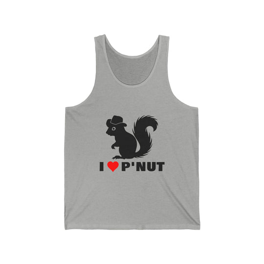 I ❤️ P'Nut Unisex Jersey Tank Top