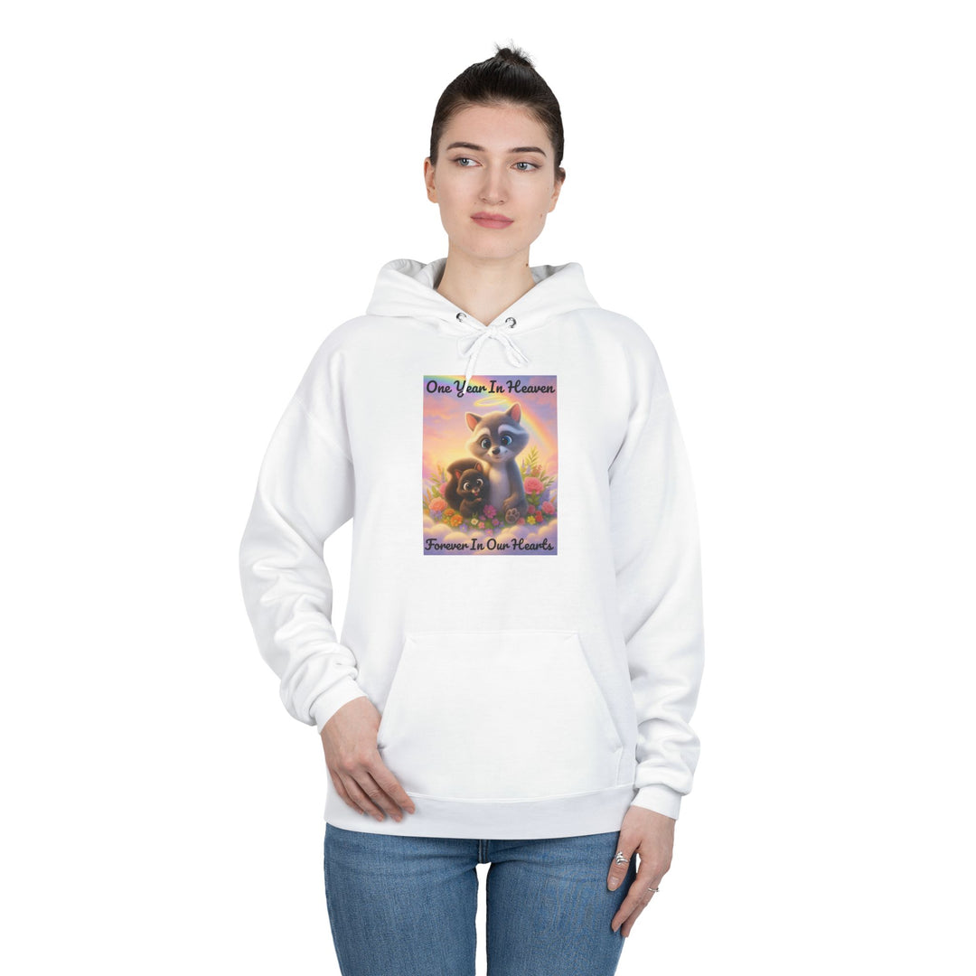 P'Nut & Fred Memorial Unisex Hoodie, One Year in Heaven, Forever In Our Hearts