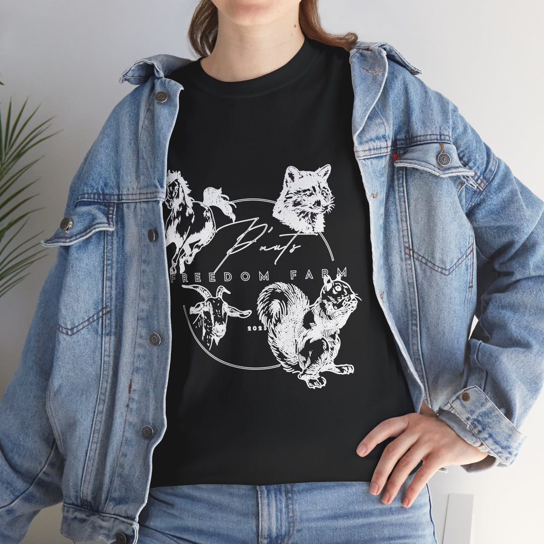 P'Nut's Freedom Farm Unisex Heavy Cotton Tee