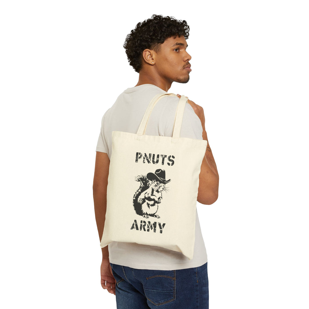 "P'Nuts Army" Vintage Canvas Tote
