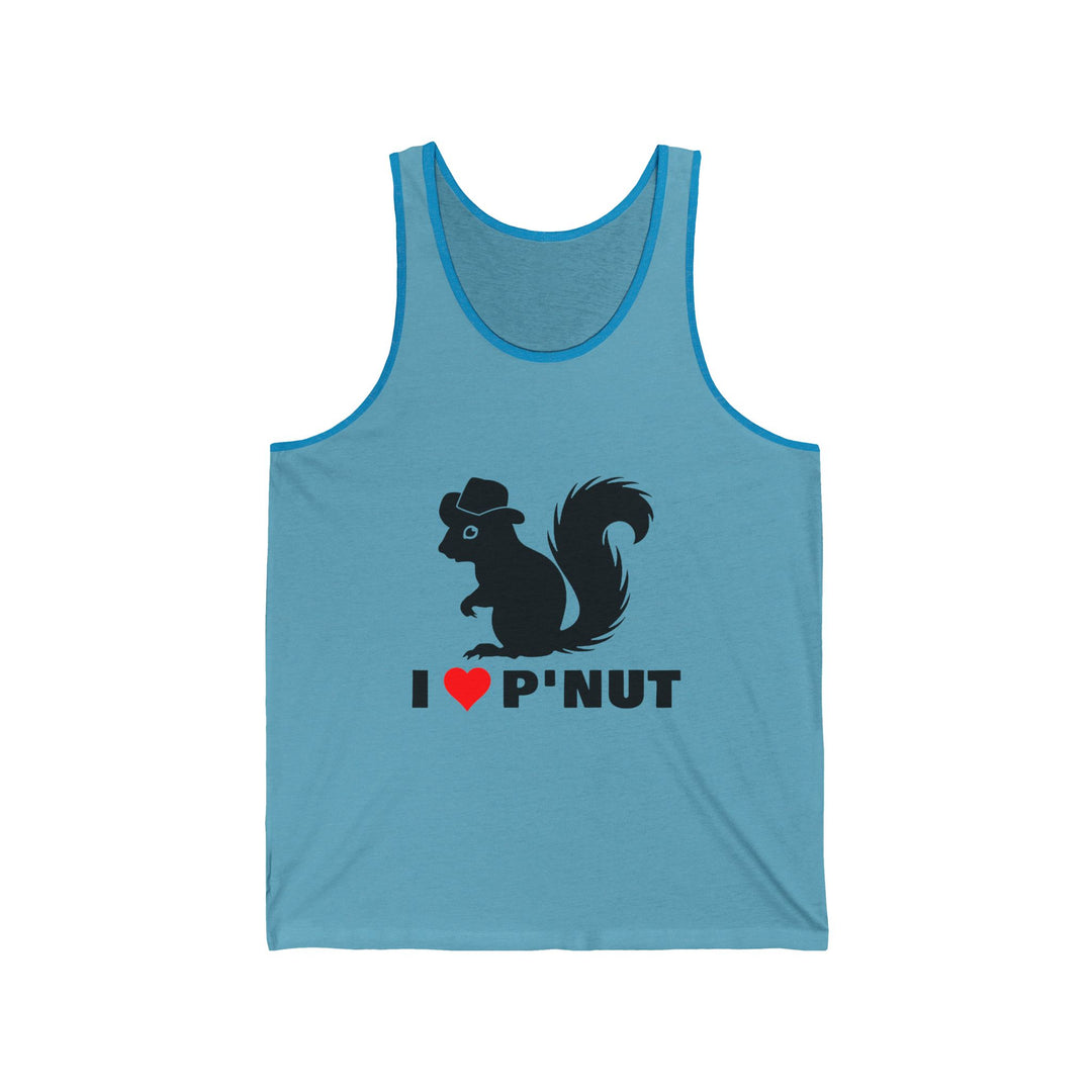 I ❤️ P'Nut Unisex Jersey Tank Top