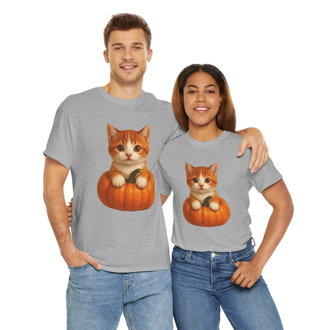 Fred in a Pumpkin Tee, Fall T-Shirt