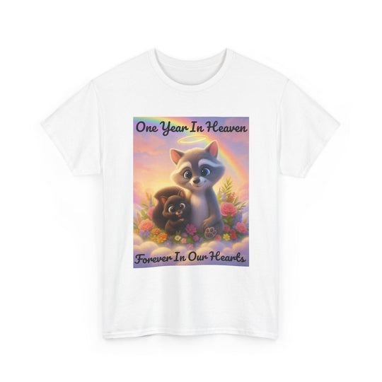 P'Nut & Fred Memorial T-Shirt - One Year in Heaven, Forever In Our Hearts