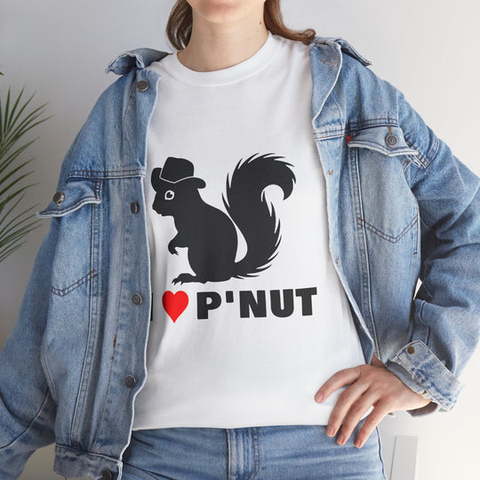 I ❤️ P'Nut Unisex Heavy Cotton Tee