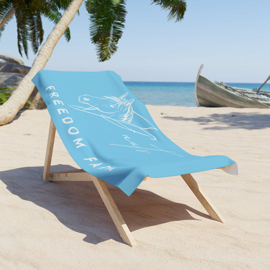 P'Nuts Freedom Farm Horse Beach Towel