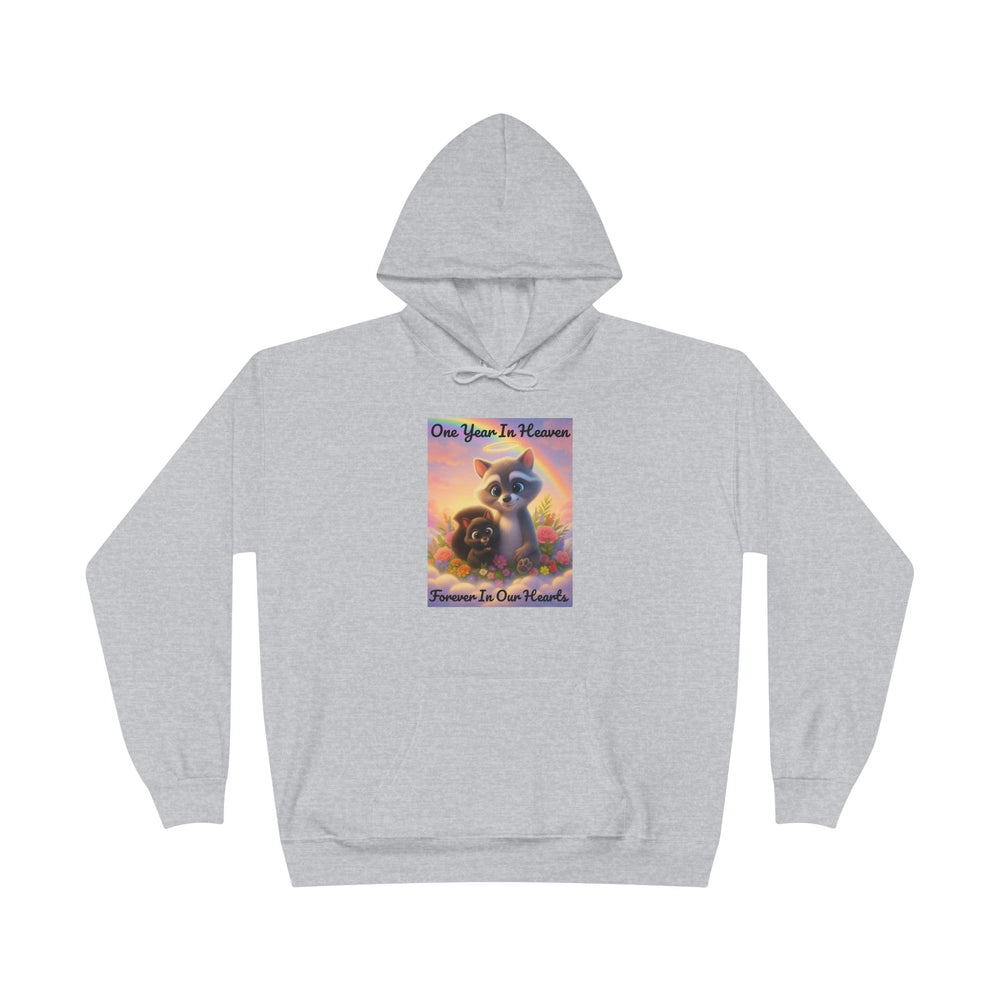 P'Nut & Fred Memorial Unisex Hoodie, One Year in Heaven, Forever In Our Hearts