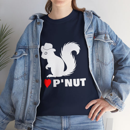 I ❤️ P'Nut Unisex Heavy Cotton Tee