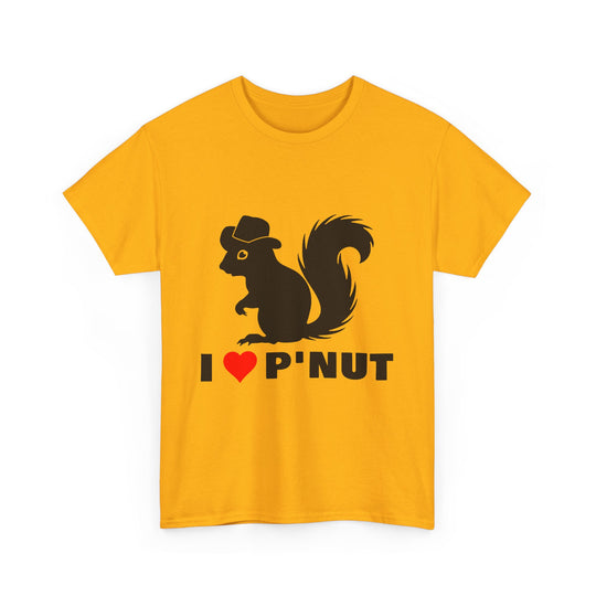 I ❤️ P'Nut Unisex Heavy Cotton Tee