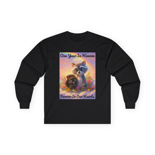 P'Nut & Fred Memorial Long Sleeve Tee, One Year in Heaven, Forever In Our Hearts